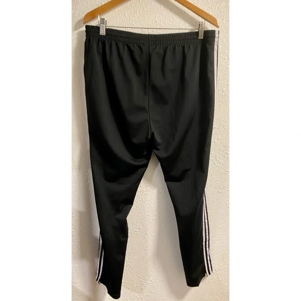 Adidas Black Joggers with White Stripes, XL women’s - Picture 2 of 3
